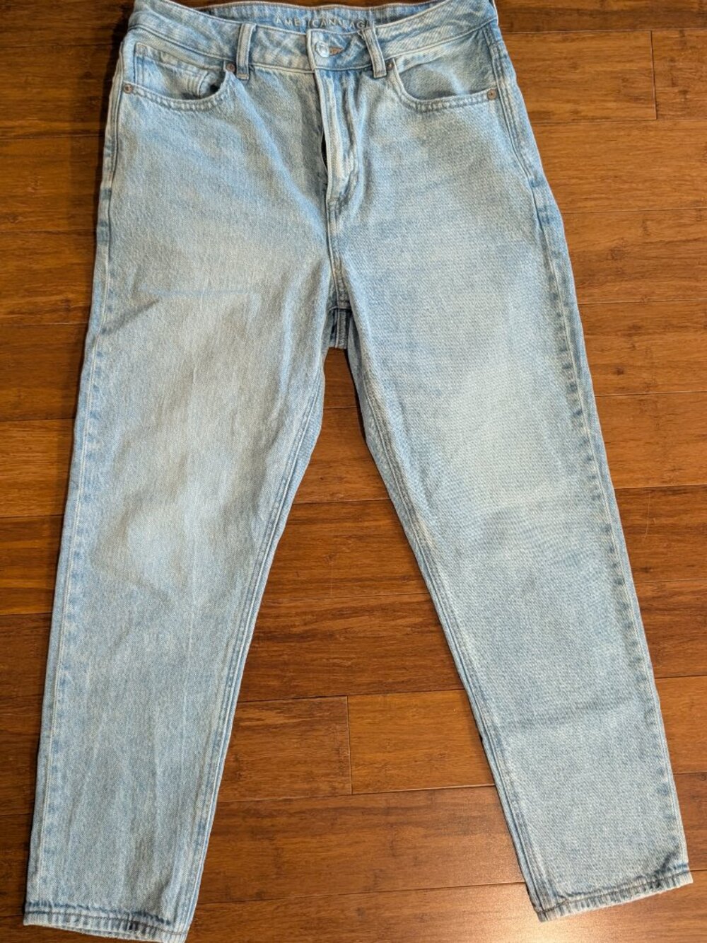 American Eagle Outfitters Strigid Denim Mom Jeans